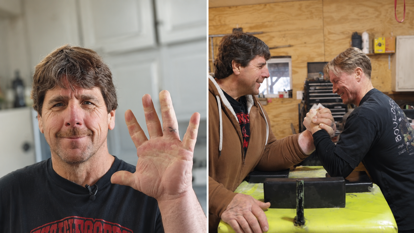 He thought he was strong - then he met a man with genetically mutated hands