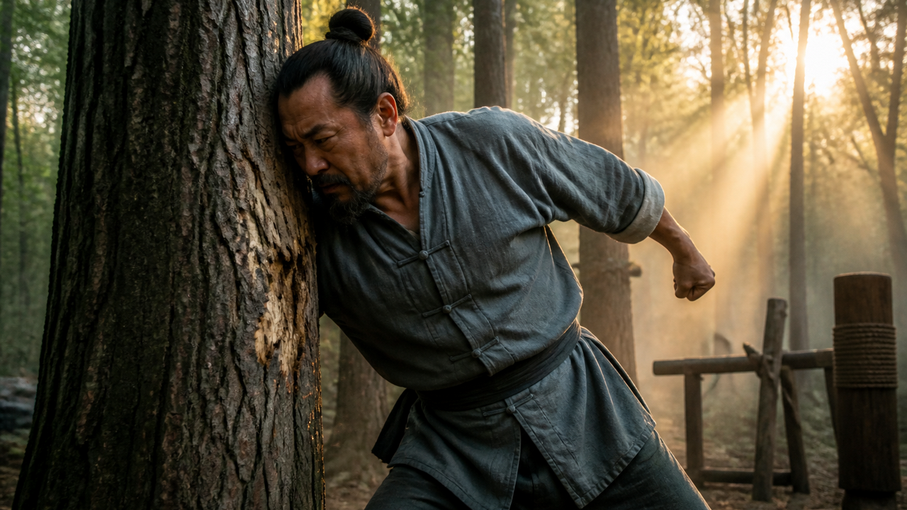 Kung fu master’s tree-smashing power left karate black belt stunned by ...