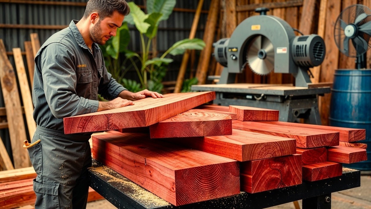Everyone thought these wood panels were ordinary until he turned them ...