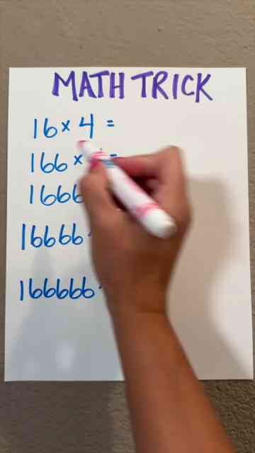 A fun math trick using 6 and 4