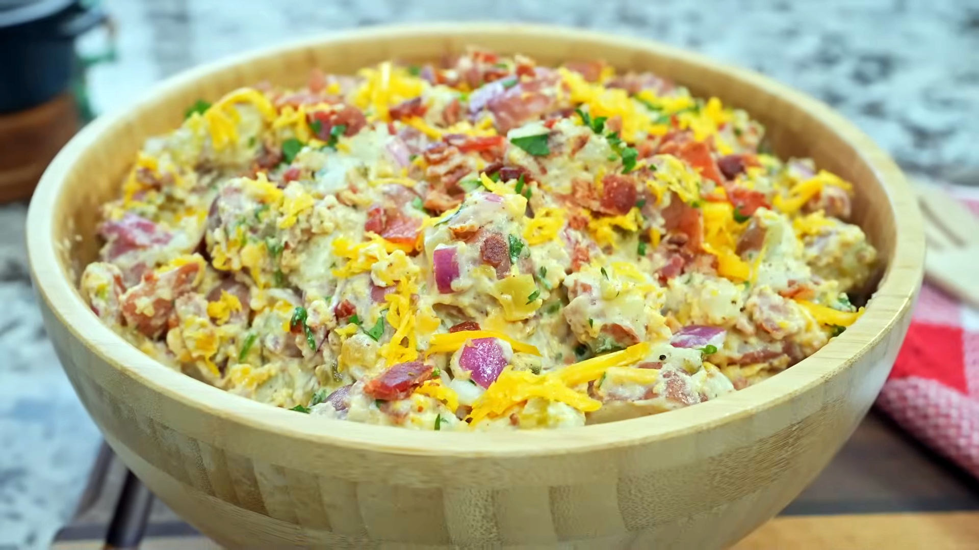 Steakhouse-style potato salad