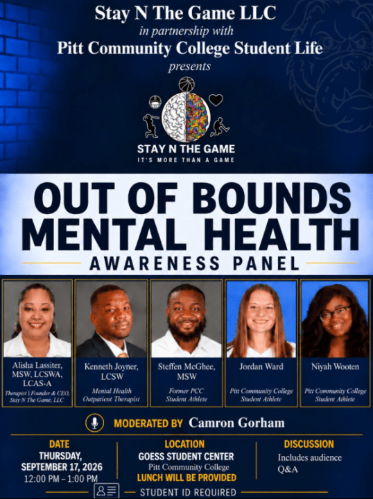 Mental health awareness panel set for Sept. 17 at PCC