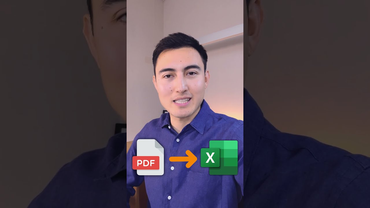 Turn PDF tables into Excel in 1 click 🖱️