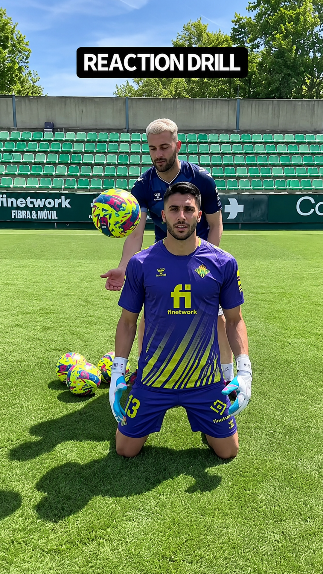 This goalkeeper reaction test is seriously quick