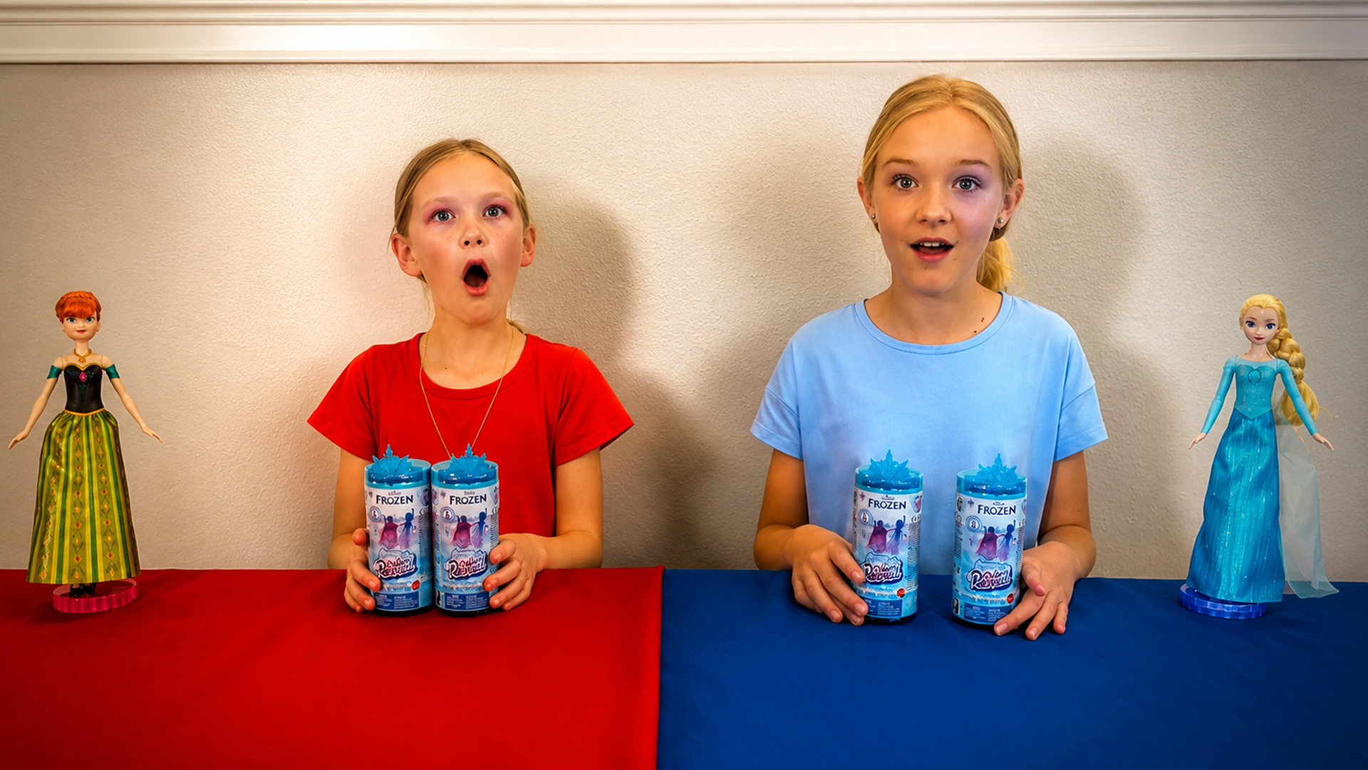 Hot vs cold challenge! Younger sister vs older sister!