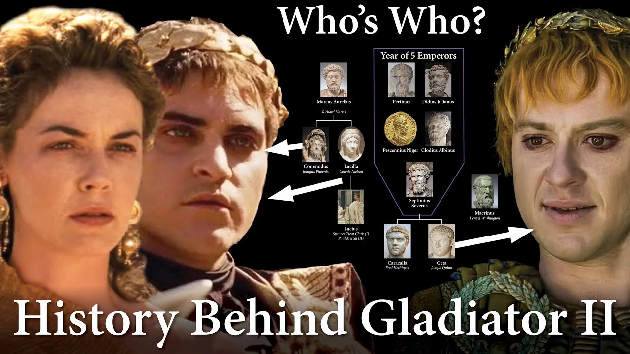 The real Roman emperors of Gladiator II