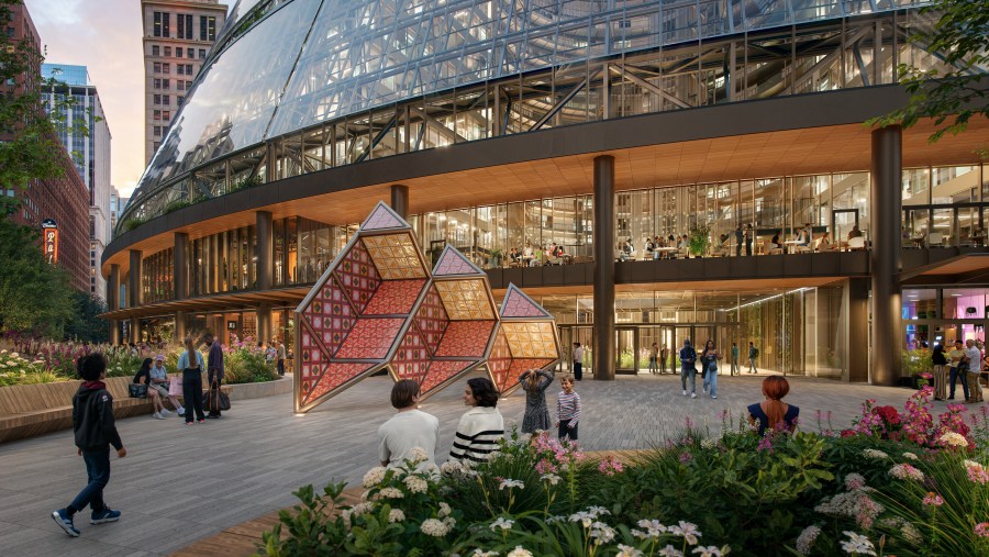 Photos: Google reveals new renderings for Chicago Thompson Center redesign
