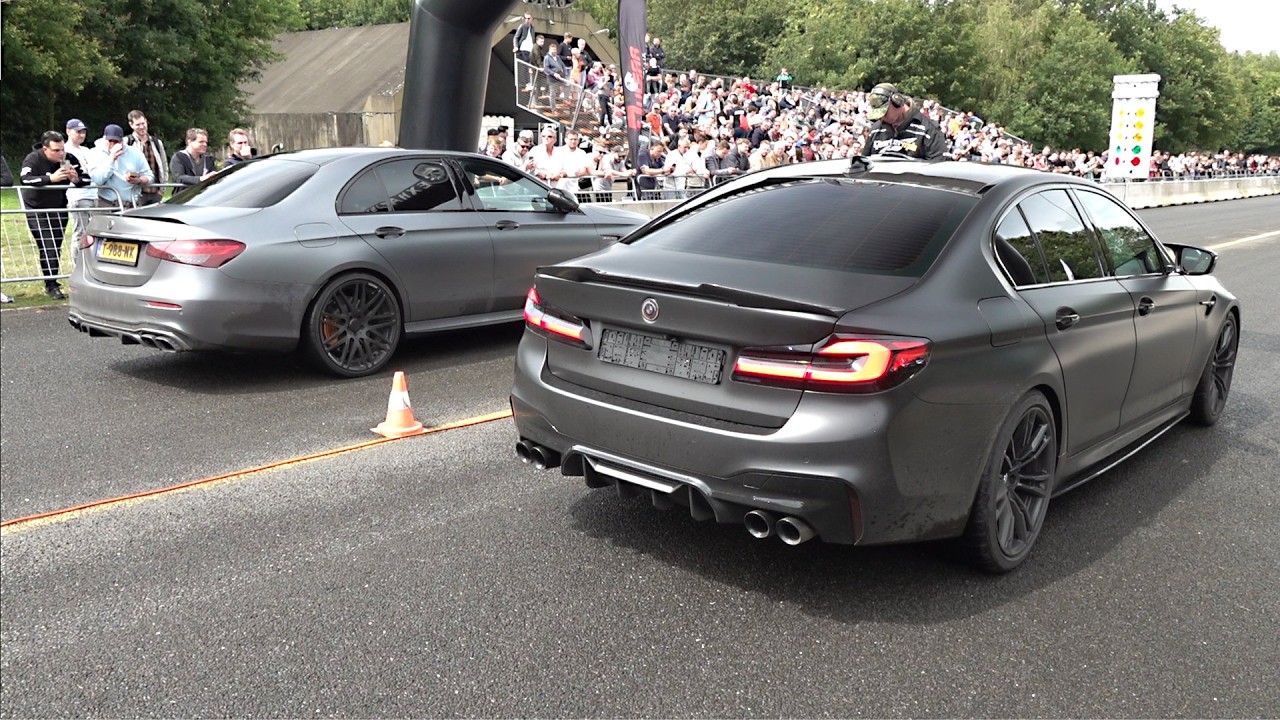 The BMW M5 faces two powerful AMG models
