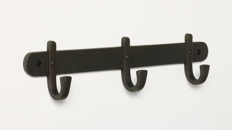 Transform your entryway with Target's stylish 3-hook wall rack for just $17