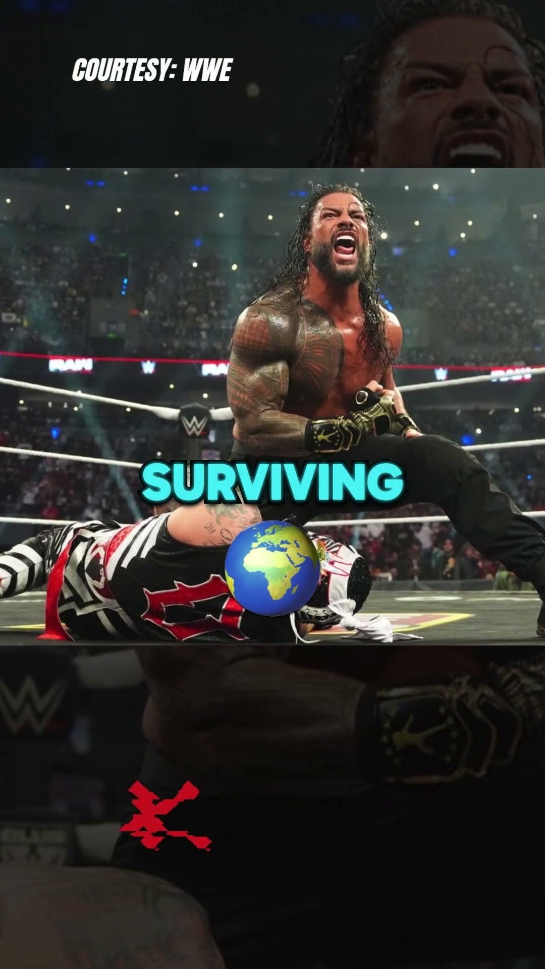 Roman Reigns defeats Penta in WWE showdown