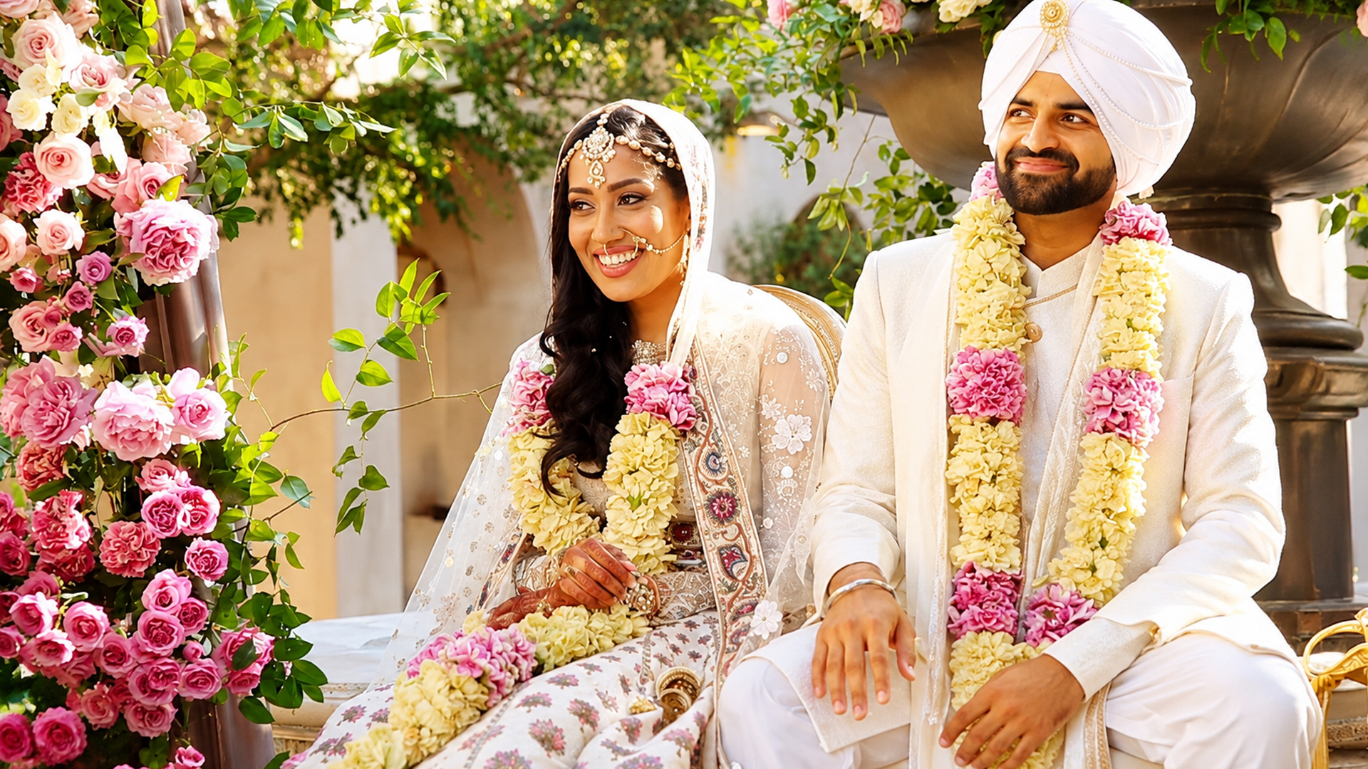 Meaningful colors shape this cultural wedding celebration