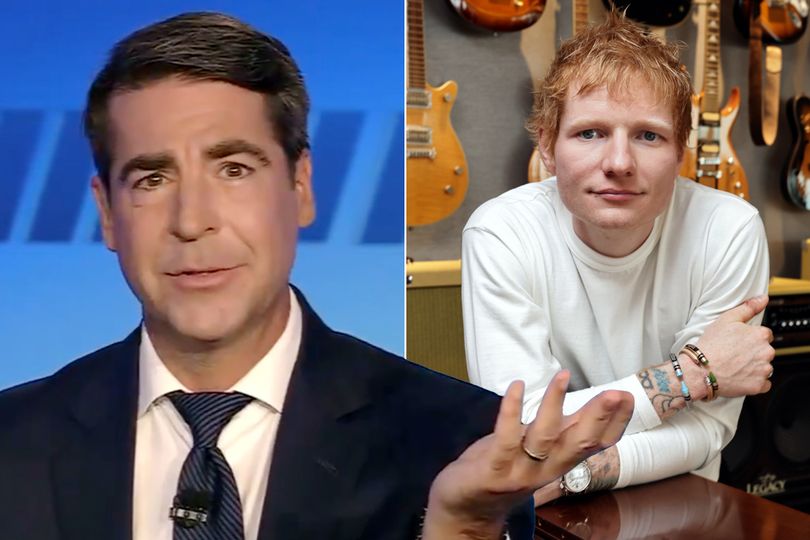 Fox's Jesse Watters shares stance on Ed Sheeran drama as viewers say ...