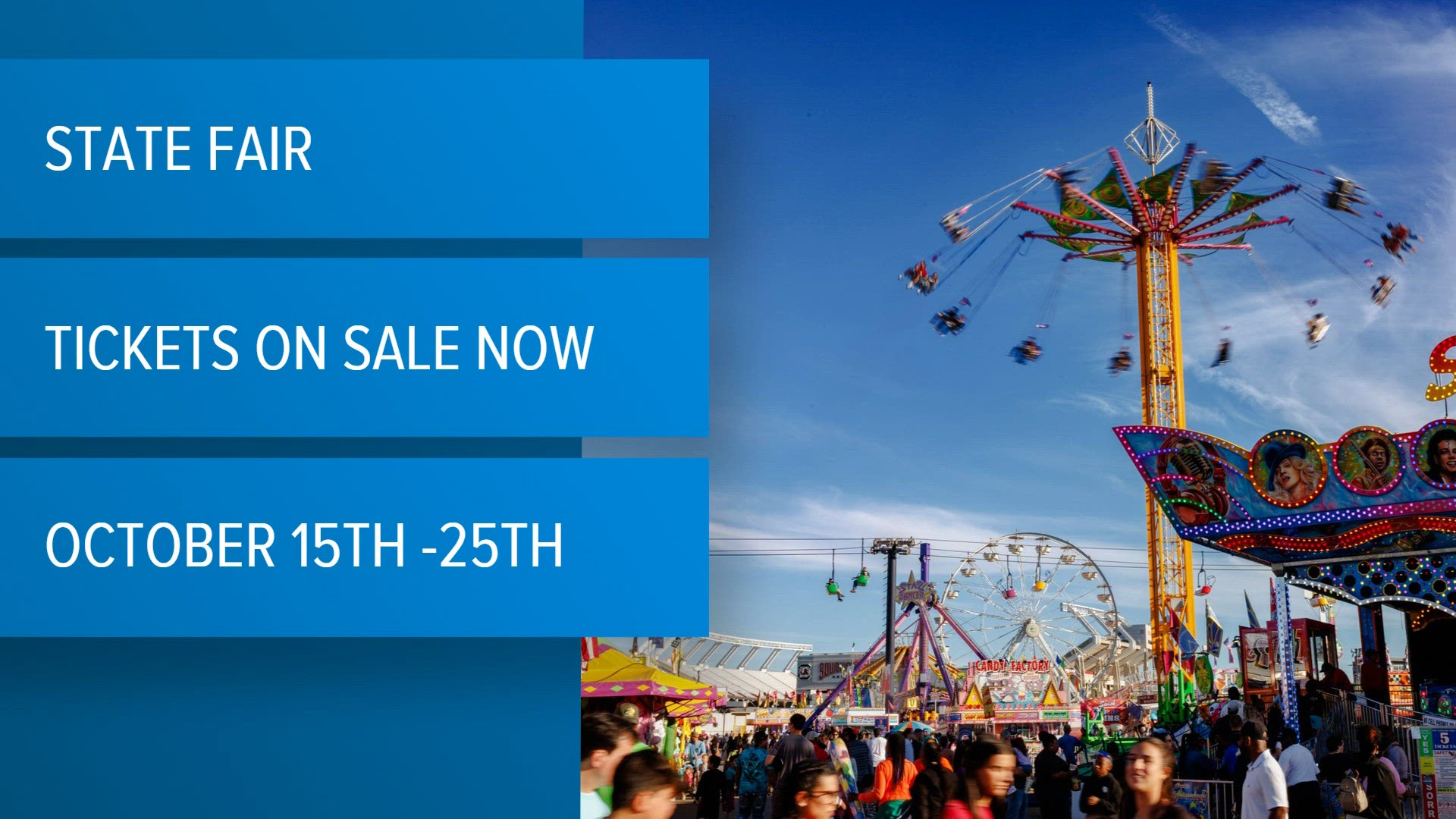 Tickets now on sale for the State Fair