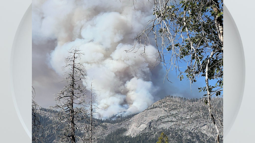 Dome Fire burns 1,177 acres in California's Yosemite National Park