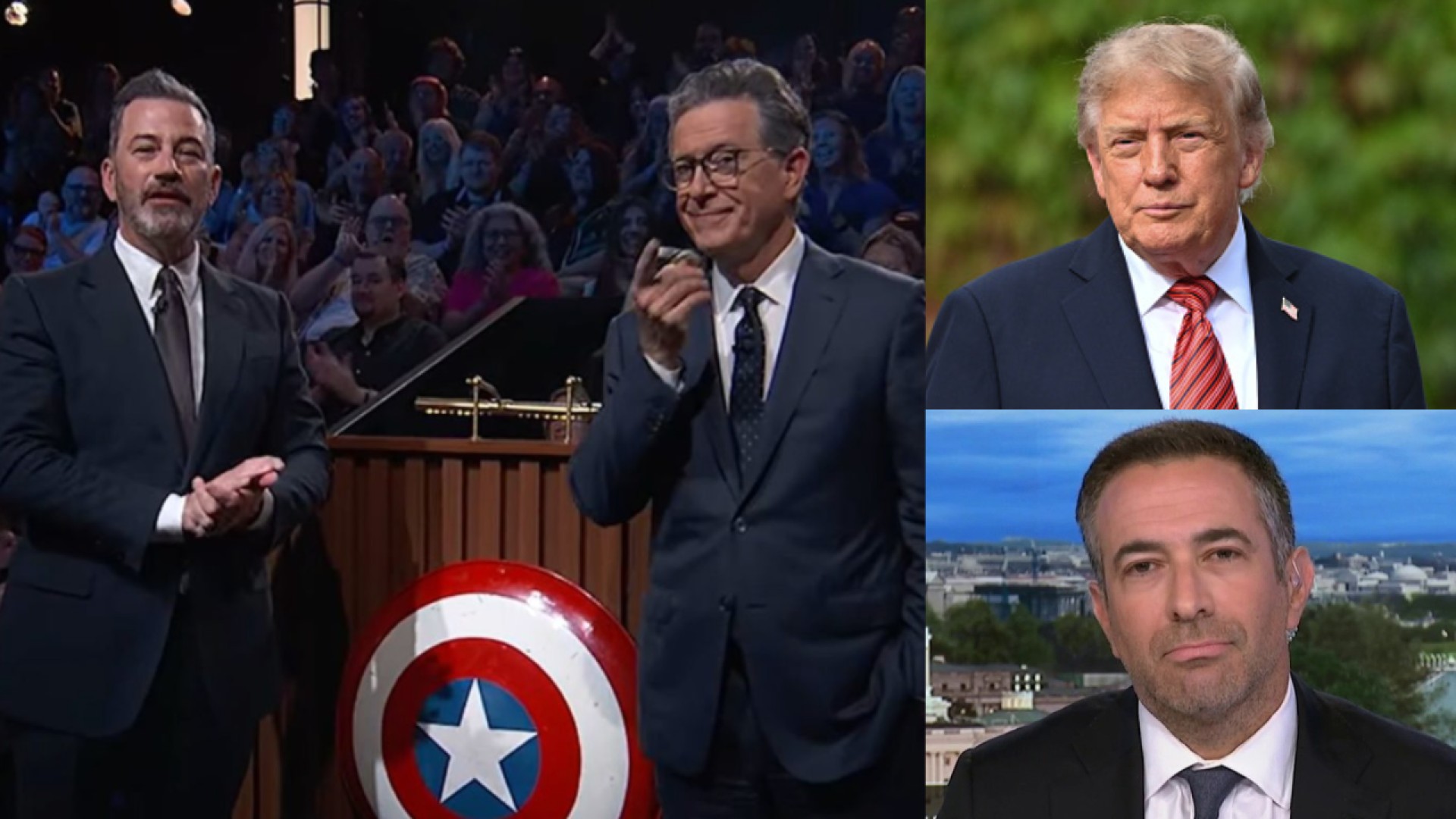 Kimmel beats Trump as Texas Dem surges & Colbert goes full 'Captain ...
