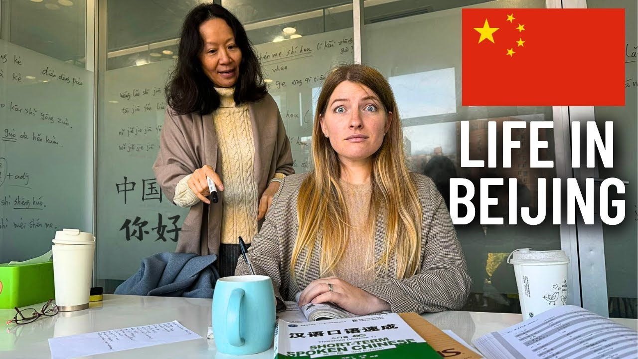 Living in Beijing, China (as a foreigner) 🇨🇳 first week studying Chinese