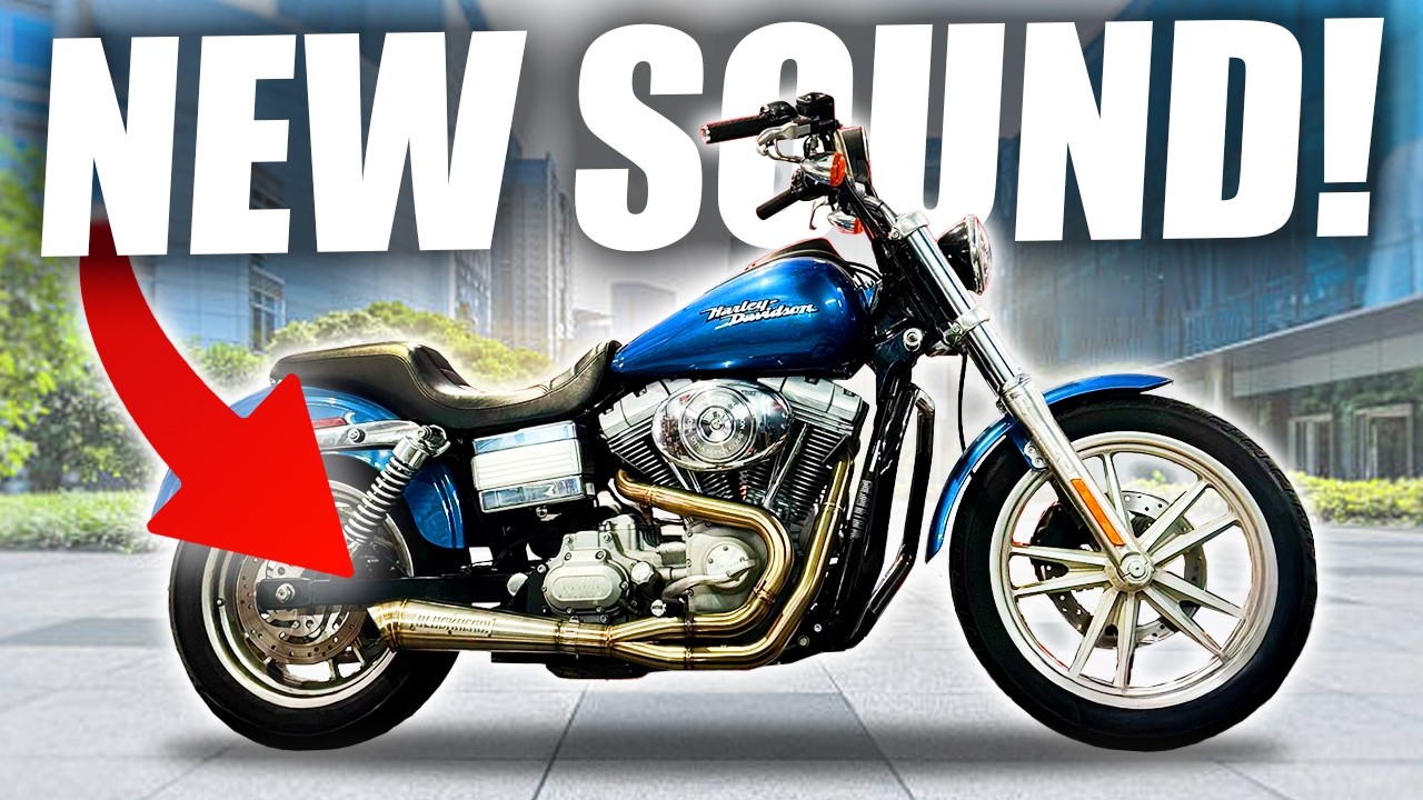 I found the best Harley Dyna exhaust!🏍️