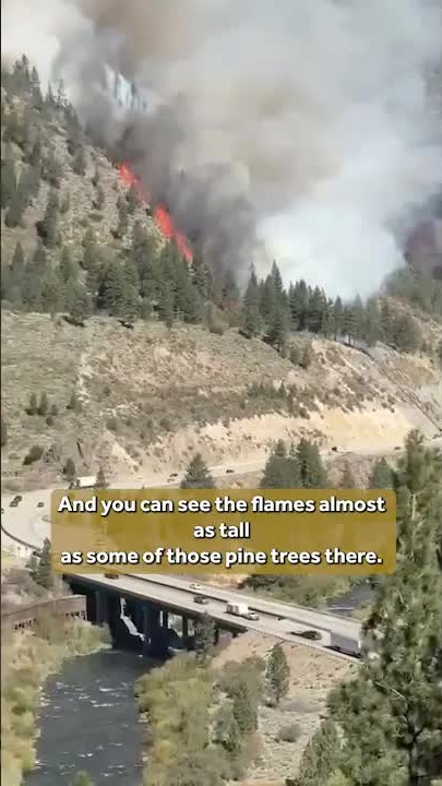 Floriston fire forces I-80 closure at stateline