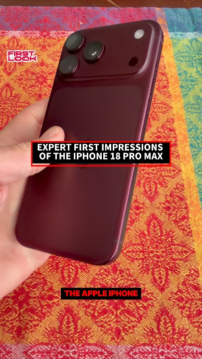 Expert first impressions on the iPhone 18 Pro Max