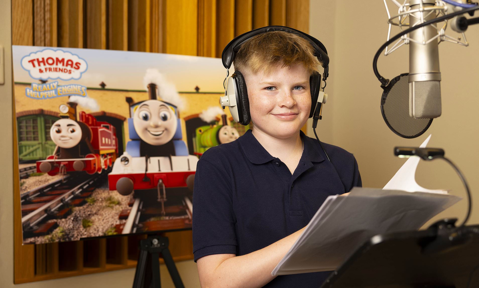 Chuffed, boy of 13 is on track to be TV's newest Thomas the Tank Engine