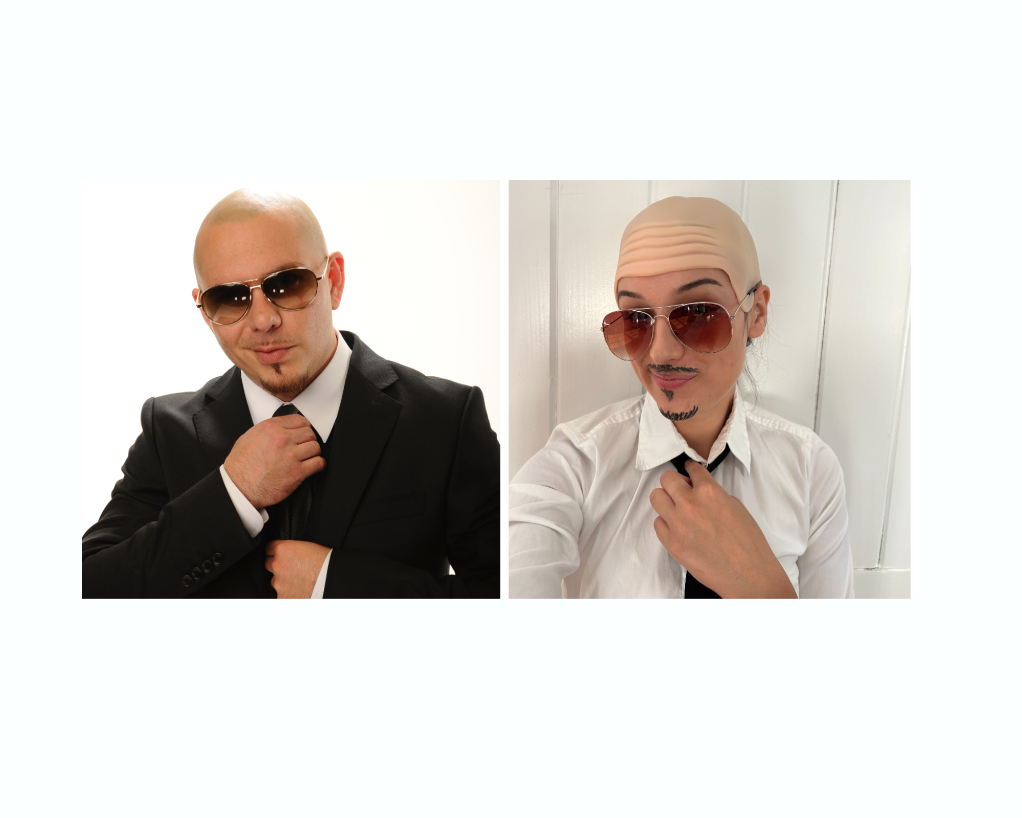 I wore a bald cap to a Pitbull concert. Here's what happened