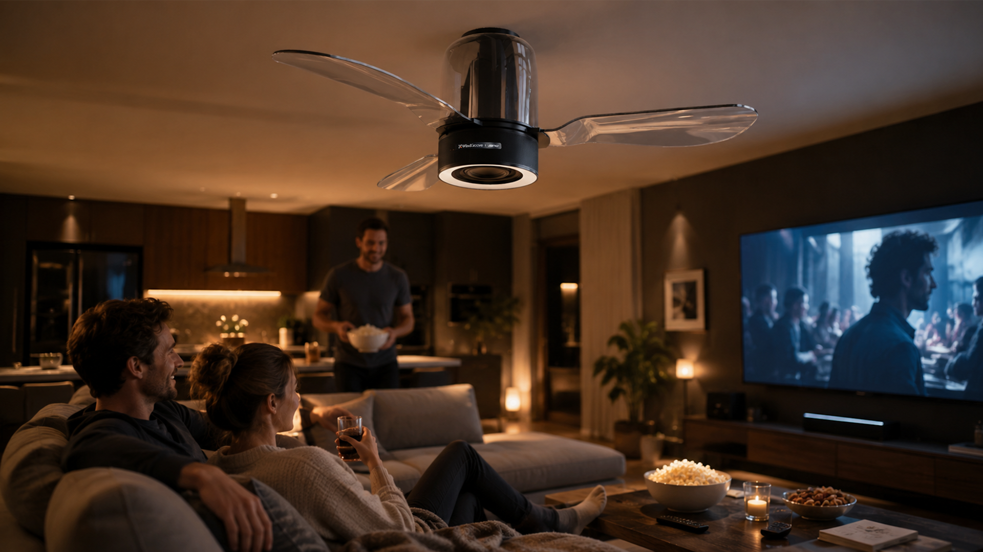 WindGroove’s AirFi One could turn your ceiling into a smart home hub