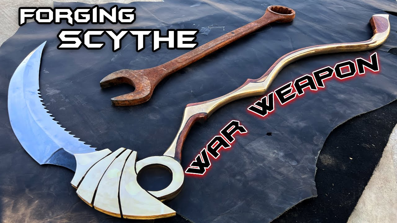 Rusty wrench to scythe prop 🔥🔧