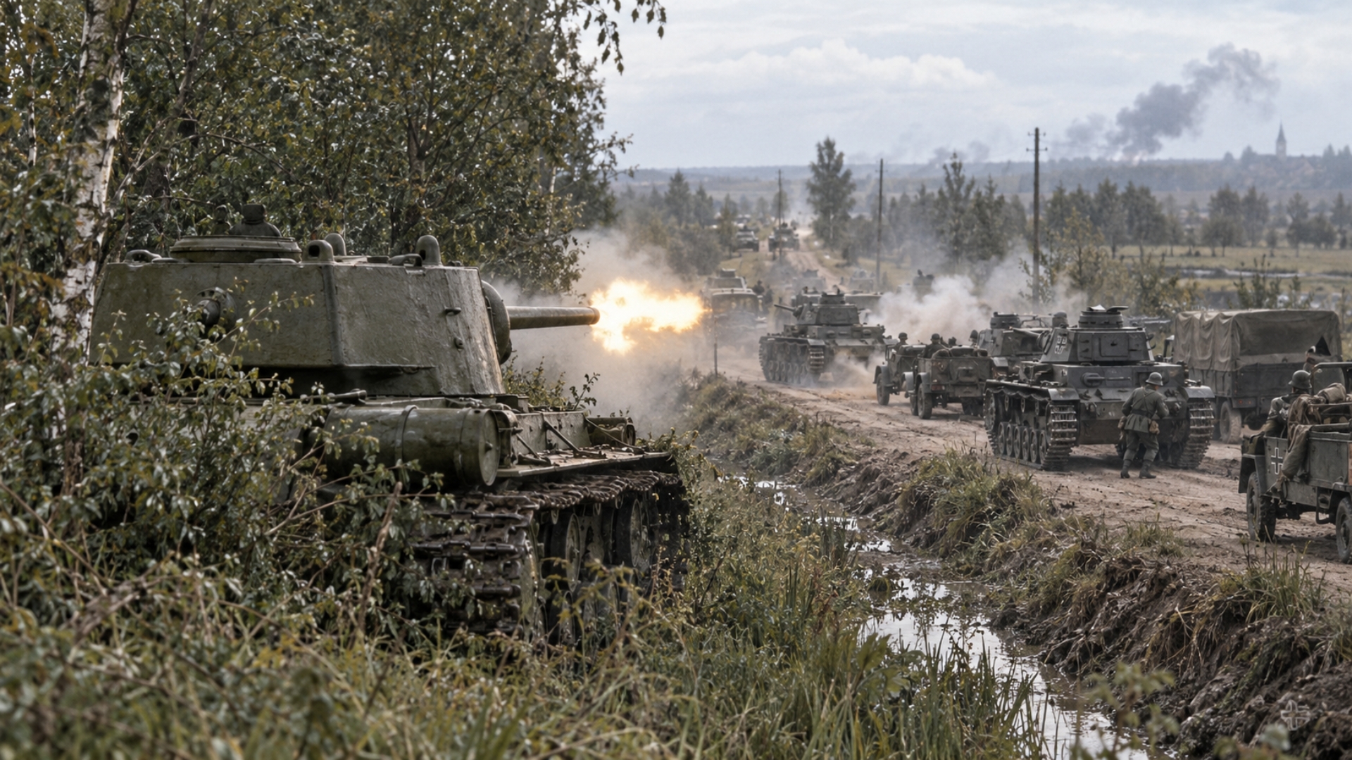 L’équipage de char qui bloqua la route vers Leningrad pendant la ...