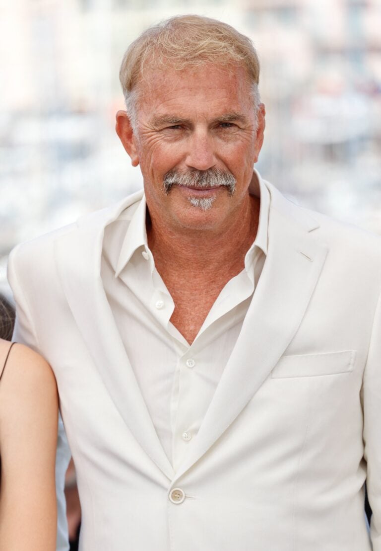 Kevin Costner and ex Christine Baumgartner keep distance at son’s ...