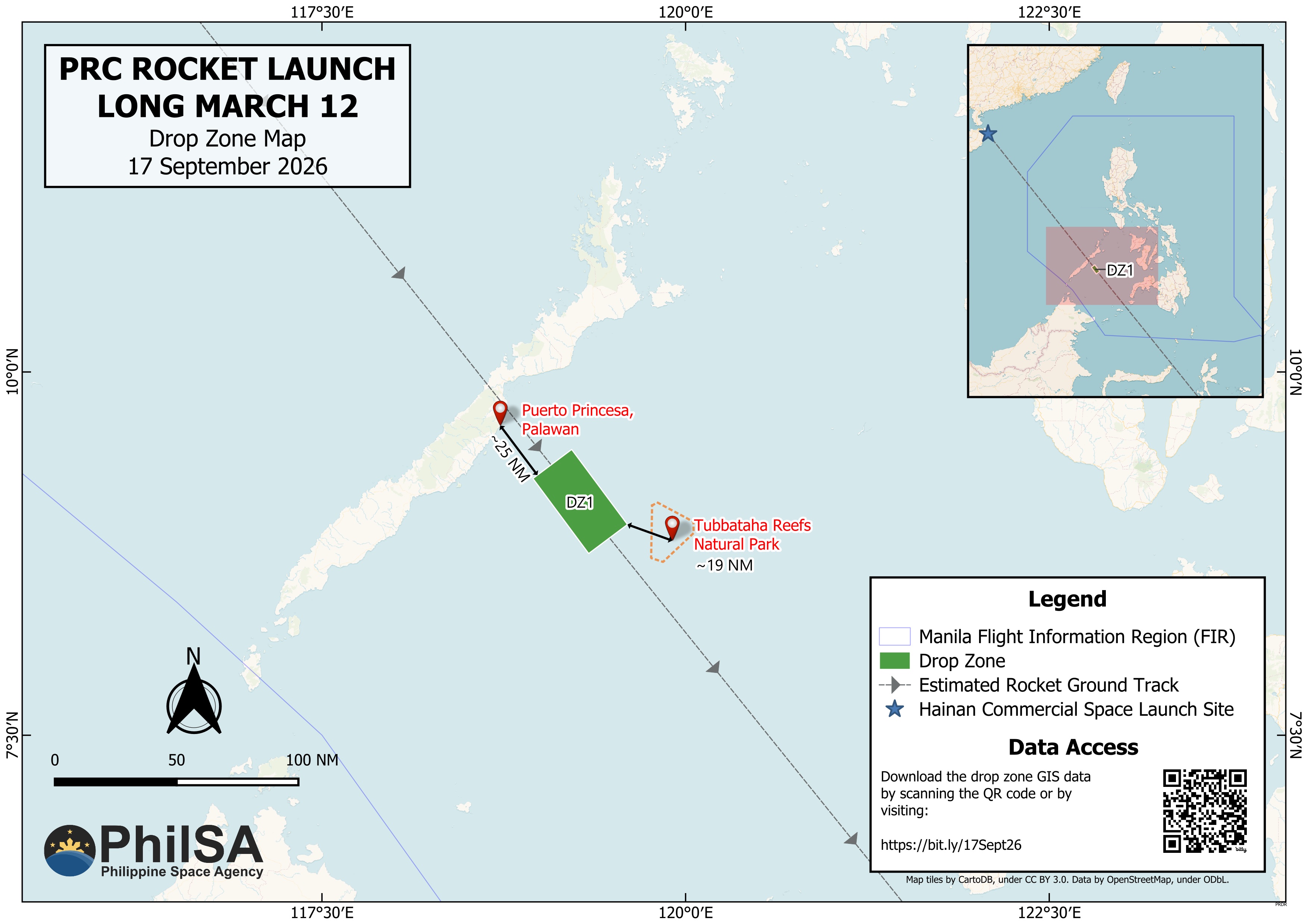 Chinese rocket debris may have fallen near Palawan, Tubbataha waters ...