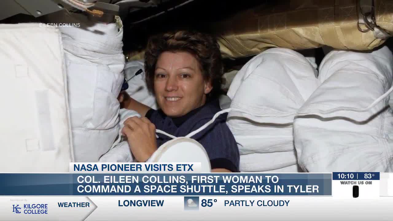 Astronaut Eileen Collins visits Tyler for TJC centennial campaign