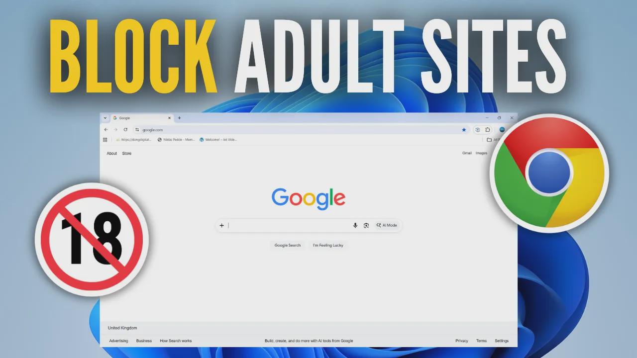 How to block adult websites on laptop