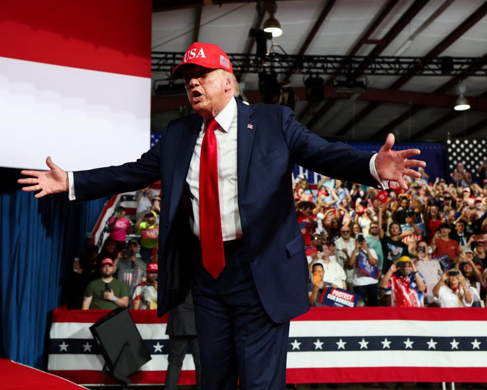 Pretend I'm on the ticket: Trump hits campaign trail in bid to boost Republican hopes