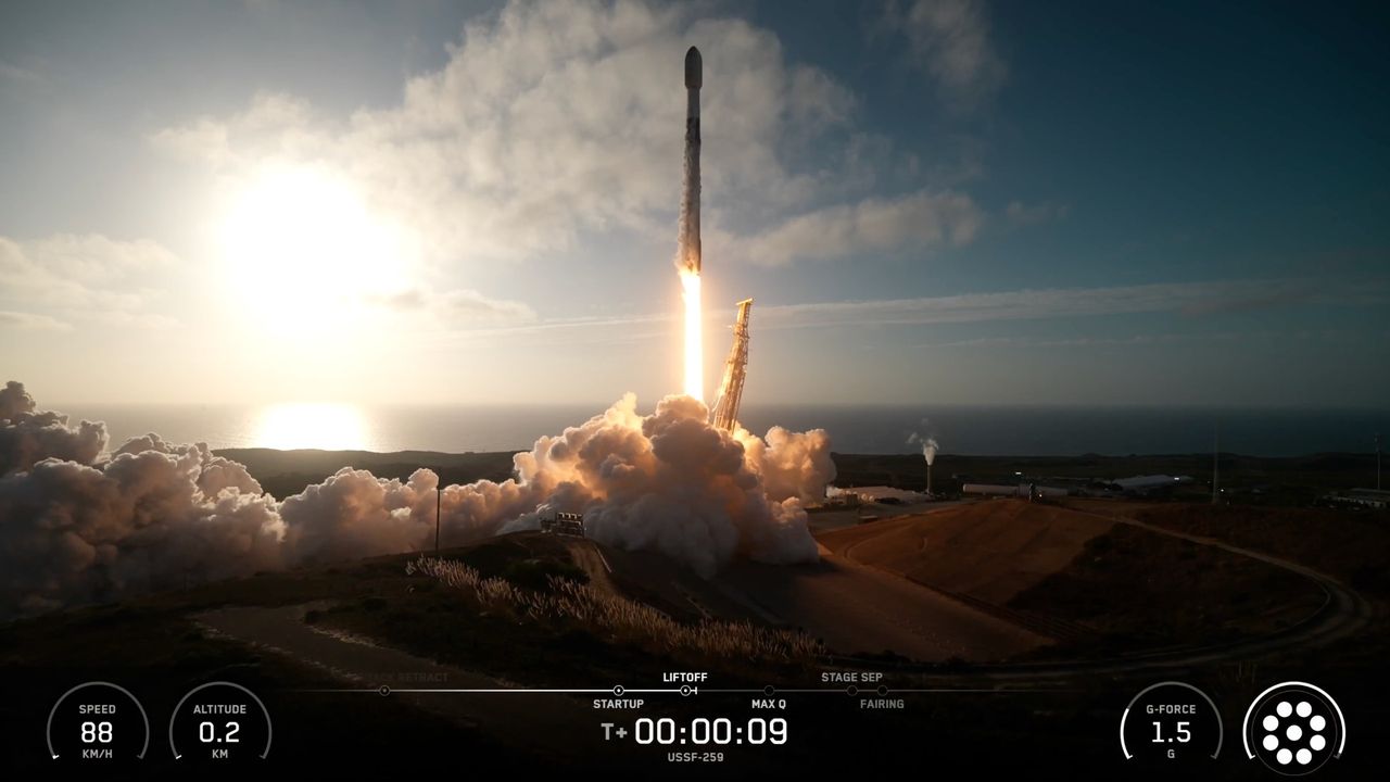 SpaceX launches 2nd classified mission for US Space Force in less than ...