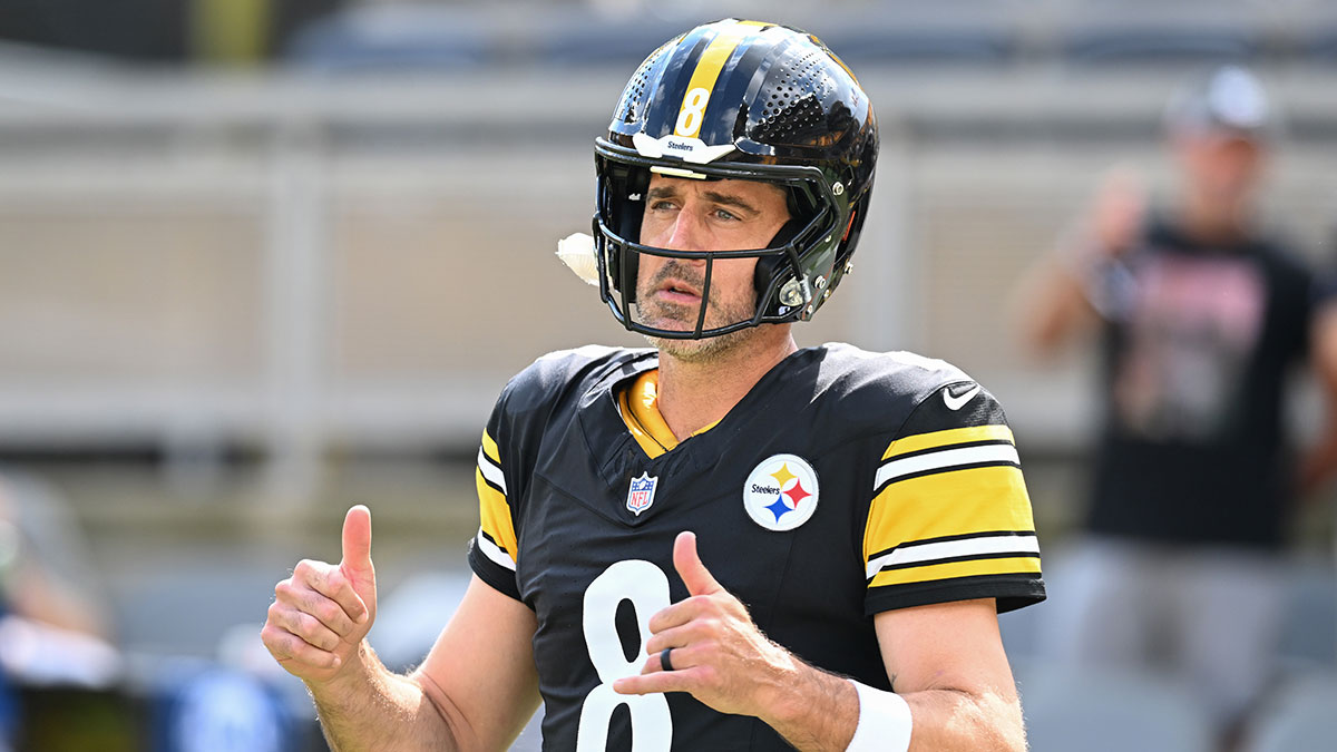 Steelers’ Aaron Rodgers shuts down Roman Wilson question with NSFW response