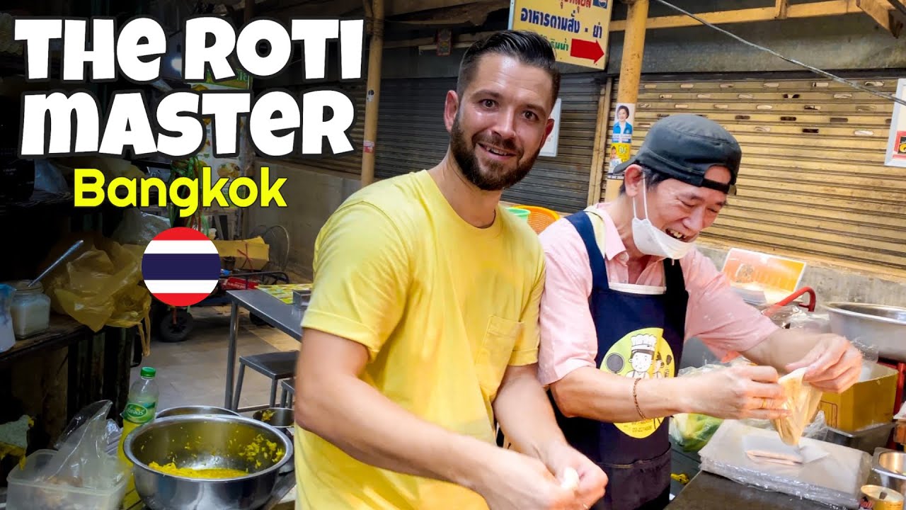 Bangkok roti king teaches me to flip roti