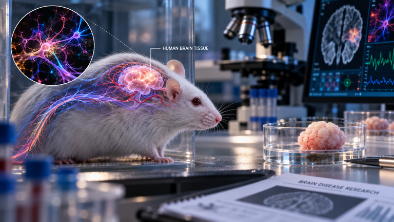 Scientists grow human brain tissue inside mice: Could this help ...