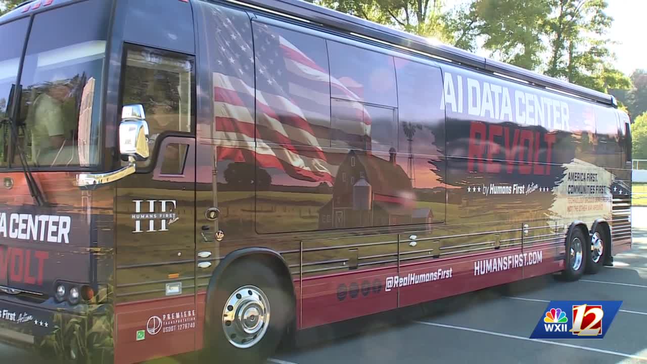 AI data center bus tour visits Stokes County after rezoning vote