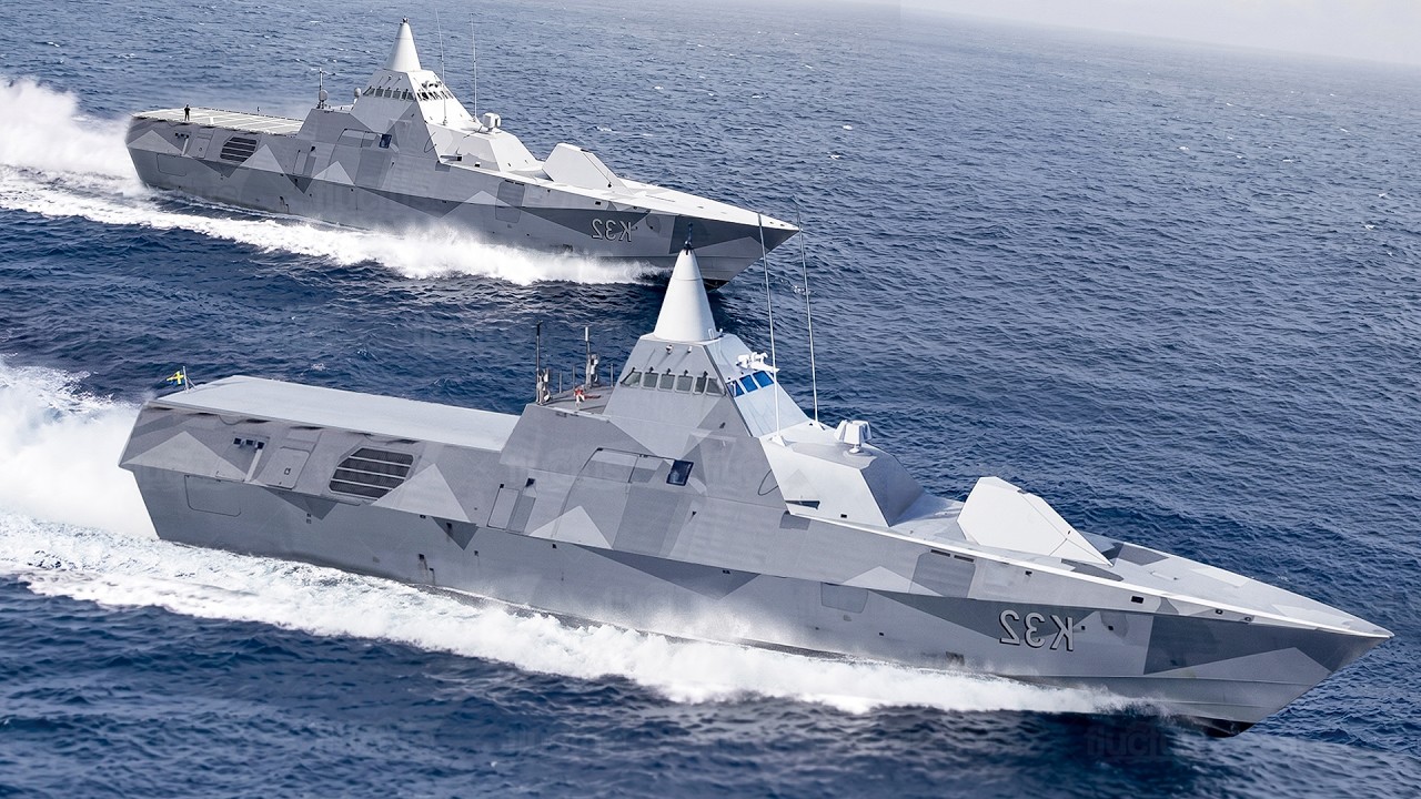Life aboard Sweden's ultra-advanced stealth warship patrolling the Baltics
