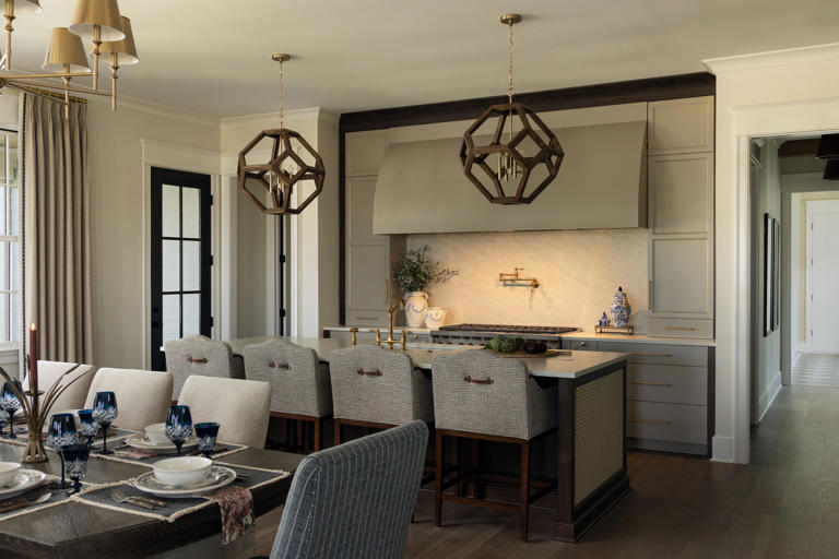 Tour this Homearama house with a secret speakeasy, home gym and more