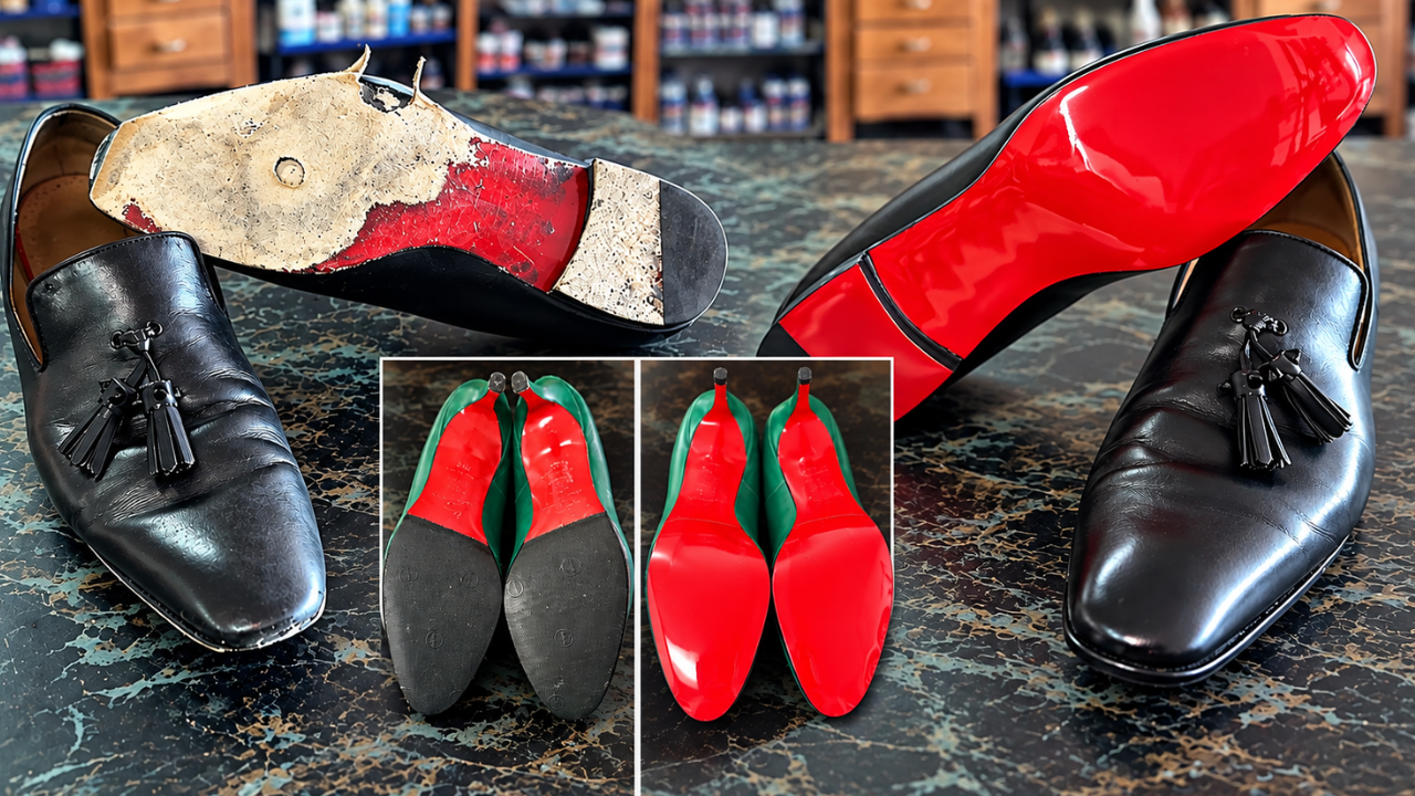 Restoring damaged luxury shoes with expert repair techniques