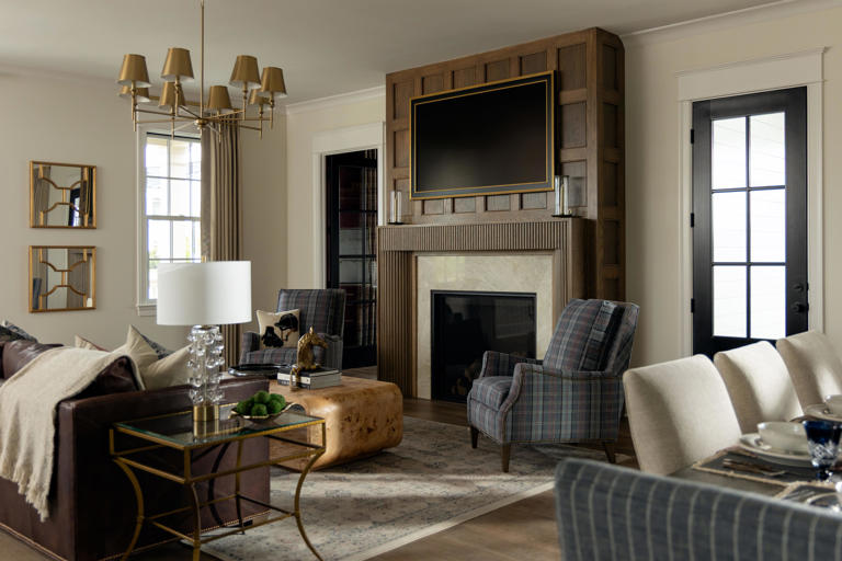 Tour this Homearama house with a secret speakeasy, home gym and more