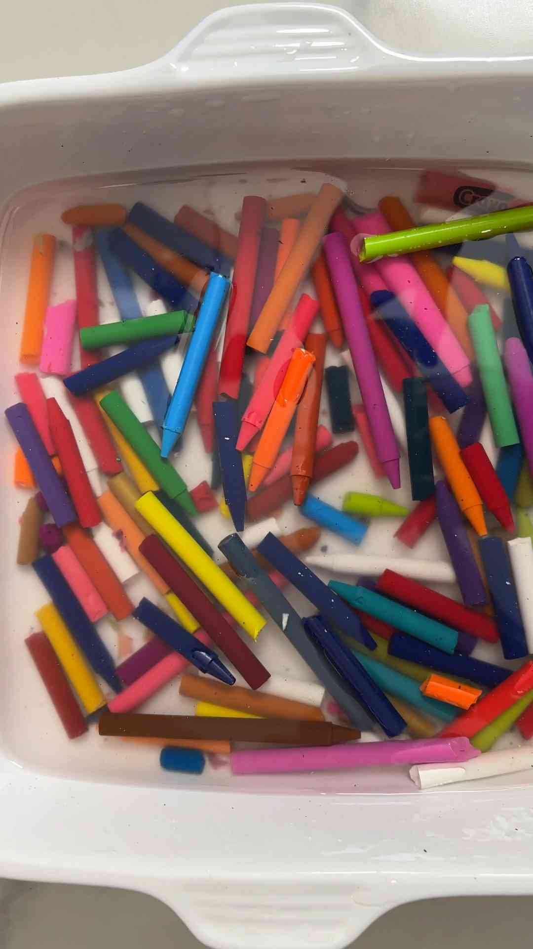 Melting crayons easy DIY craft