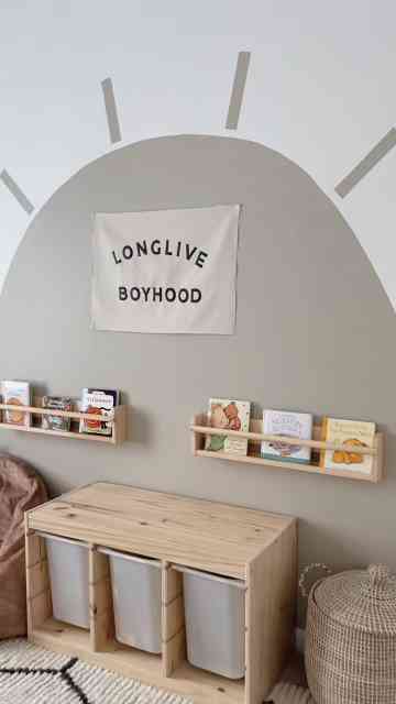 Creating a dreamy toddler room with a textured accent wall