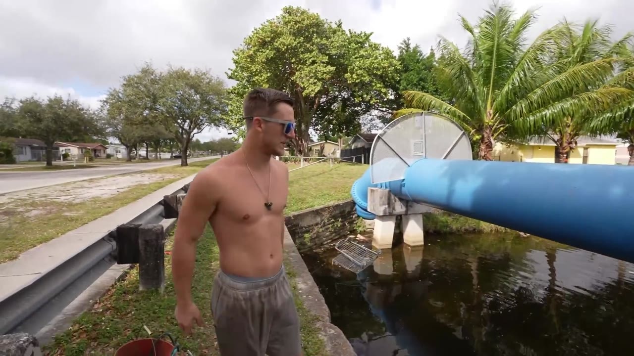 This river may be someone's ritual dumping ground - 