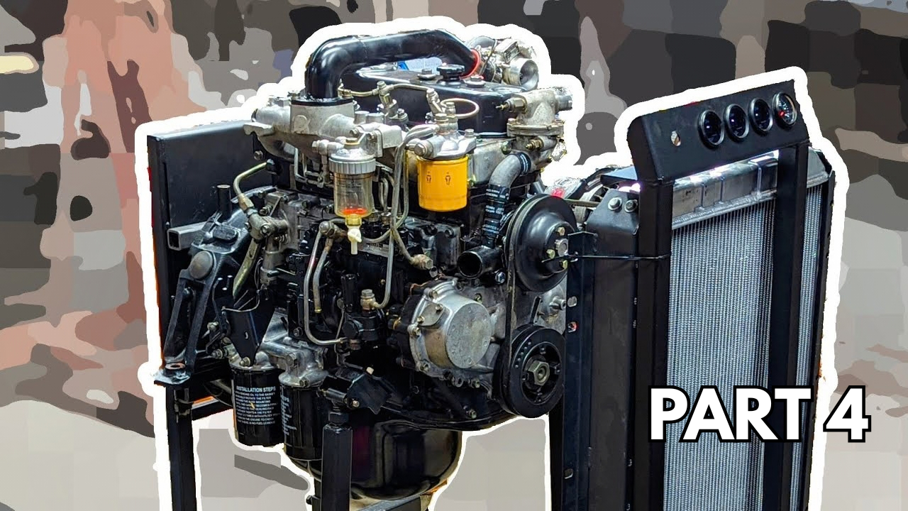 Building a custom engine run stand mount part 4