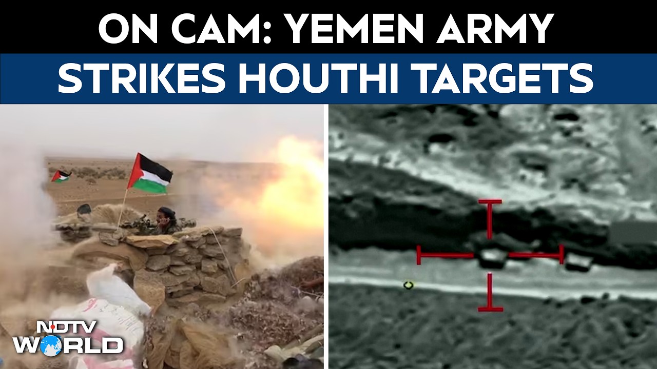 Houthis attack | Yemen armed forces release video showing strikes on ...