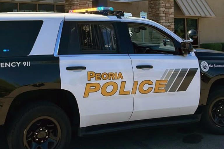 Peoria Police Department vehicle Credit: Peoria Police Department Facebook