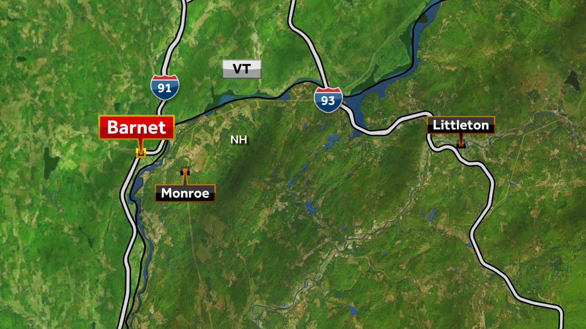 New Hampshire driver dies following truck crash in Barnet, Vermont