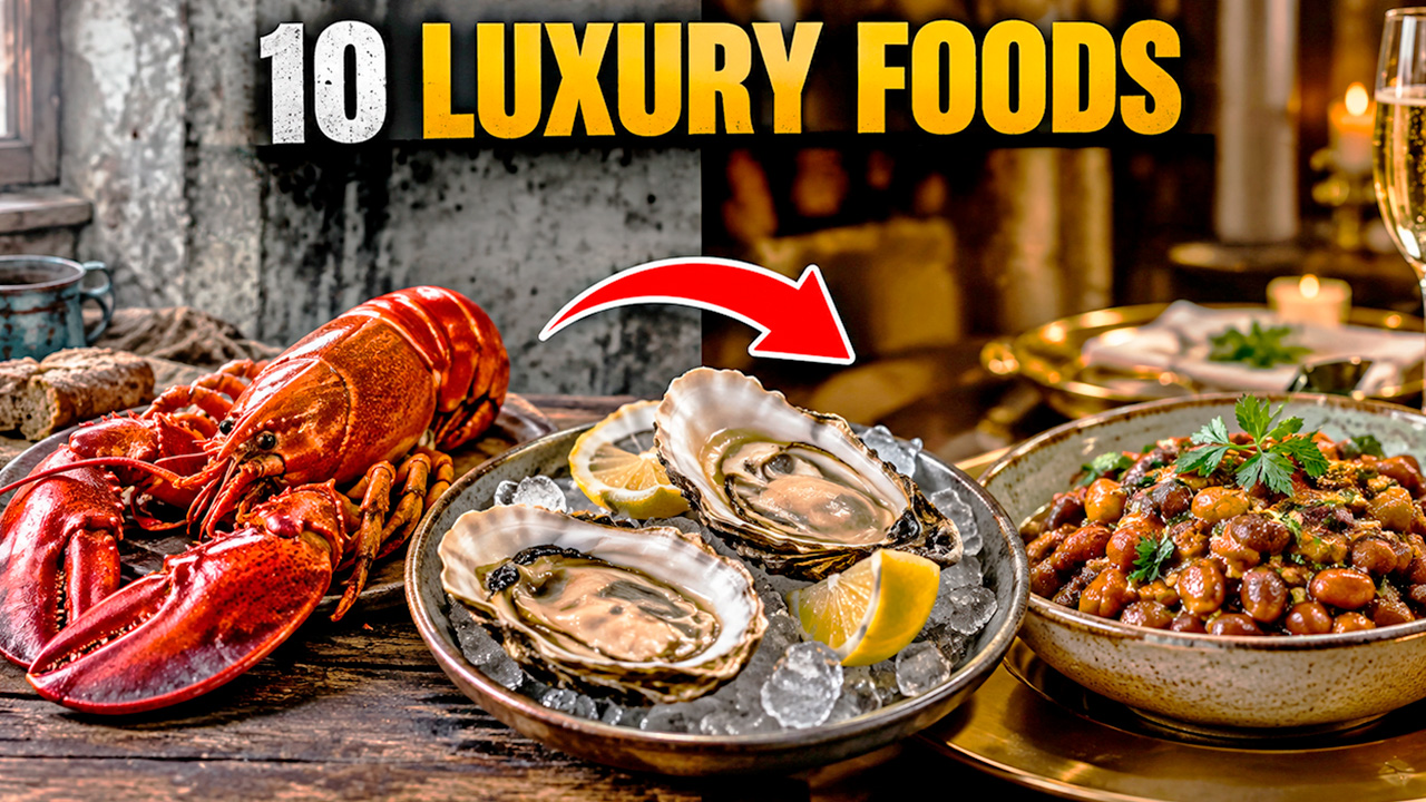 10 luxury foods that used to be poor people's food